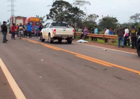 Indígena morre ao ser atropelado por caminhonete na Avenida Guaicurus em Dourados