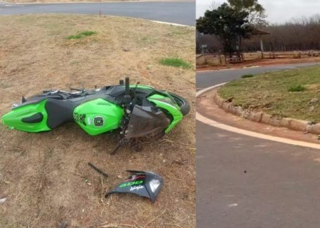 Na volta de encontro de motos, mulher sofre grave acidente, é socorrida e entubada em MS