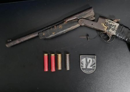 NOVO HORIZONTE DO SUL: Homem é preso por porte ilegal de arma de fogo