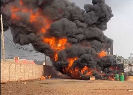 Incêndio assusta trabalhadores do Indubrasil na Capital