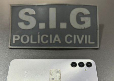 IVINHEMA: Polícia Civil recupera aparelho celular furtado e identifica receptador