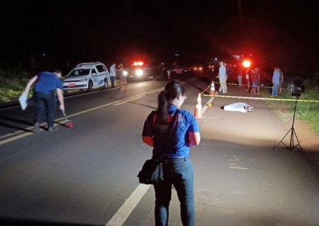 GLÓRIA DE DOURADOS: Mulher morre e filha fica ferida após acidente entre moto e carro