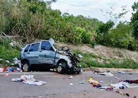 Motorista morre após bater de frente com carreta na BR-163, em MS