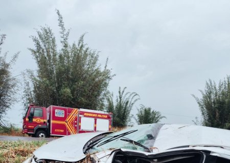 Colisão entre veículos deixa feridos na BR-376 entre Ivinhema e Deodápolis