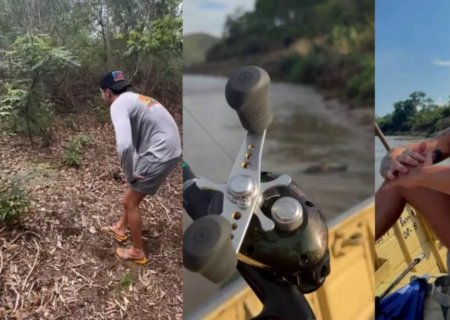 Sucuri interrompe pescaria de Luan Santana em Mato Grosso do Sul