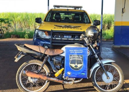 BATAYPORÃ: PMR apreende motocicleta com sinal identificador adulterado na MS-134