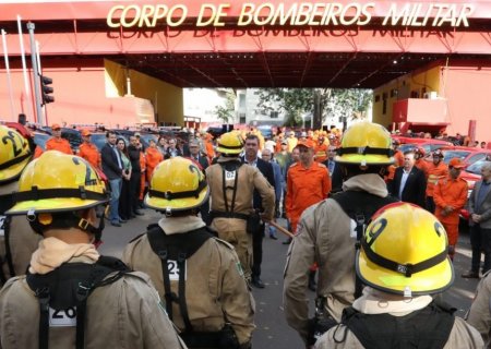 Bombeiros e Polícia Penal de MS ganham novas viaturas com investimento de R$ 12,6 milhões