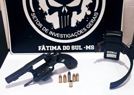FÁTIMA DO SUL: Homem é preso após tentar matar desafeto com tiro no pescoço