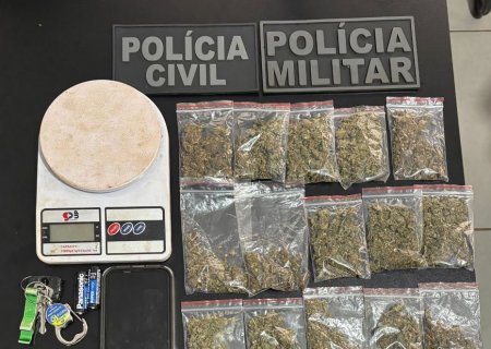 DEODÁPOLIS: Operação conjunta da Polícia Civil e Polícia Militar apreende drogas e prende autor por tráfico