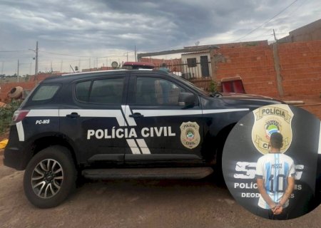 DEODÁPOLIS: Polícia Civil cumpre mandado de prisão contra jovem de 20 anos por crime de roubo