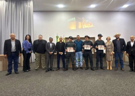 IVINHEMA: Câmara homenageia Policiais Militares do Patrulhamento Rural com Moção de Aplausos