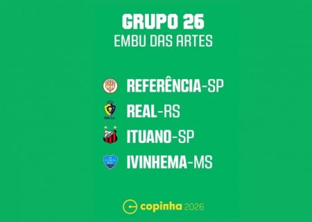 Ivinhema Futebol Clube conhece grupo e sede para a Copinha 2026