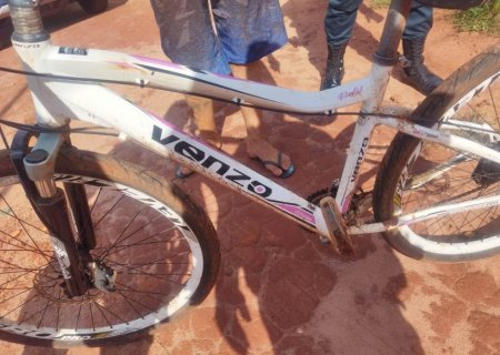 IVINHEMA: Homem é detido por furto em residência e bicicleta é recuperada em Amandina