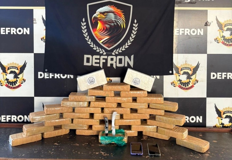 DEFRON prende paraguaio com cerca de 40 quilos de drogas em operação na ...