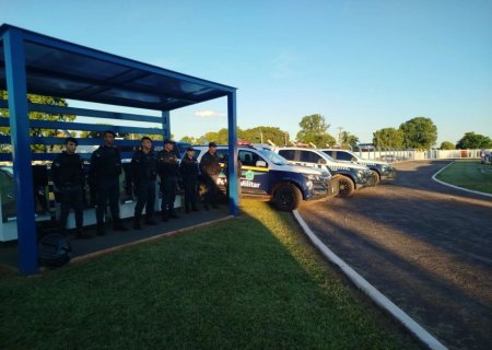 IVINHEMA: Polícia Militar garante segurança em jogo do Estadual Série A no Saraivão