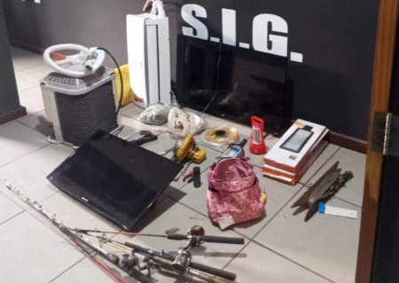 IVINHEMA: Polícia Civil recupera bens furtados no Rio Ivinhema