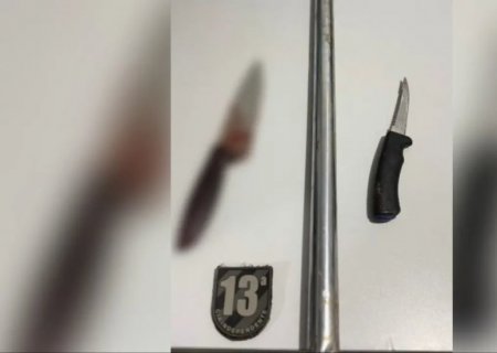 Ex é preso por tentar esfaquear jovem em Ribas do Rio Pardo