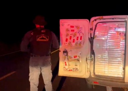 ANGÉLICA: PMR apreende mais de 2 mil pacotes de cigarros contrabandeados na MS-145