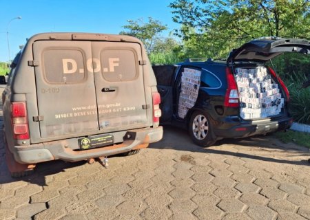 BATAYPORÃ: DOF apreende mais de R$ 150 mil em cigarros contrabandeados do Paraguai