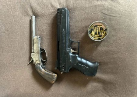 Homem é preso após polícia encontrar arma e munições em casa durante investigação de violência doméstica em MS