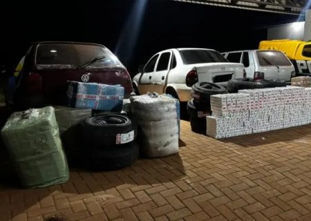 Três apreensões na MS-162 somam R$ 122,5 mil em mercadorias contrabandeadas