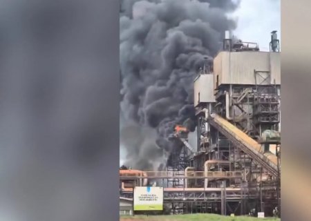 Funcionário que gravou usina pegando fogo em Nova Alvorada do Sul é demitido por justa causa