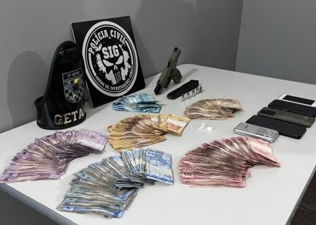 Operação contra o tráfico cumpre 8 mandados e apreende R$ 10 mil em dinheiro