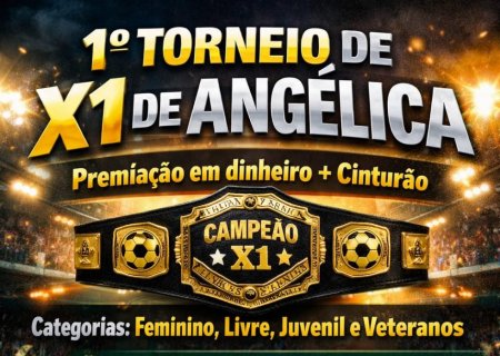 Angélica terá grandes eventos esportivos com torneios de X1 e disputa de pênaltis