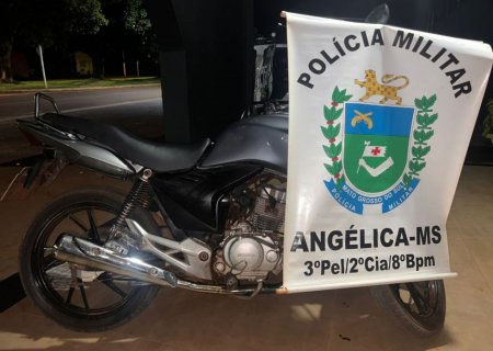 ANGÉLICA: Polícia Militar intercepta motociclista após manobras perigosas, desobediência e fuga