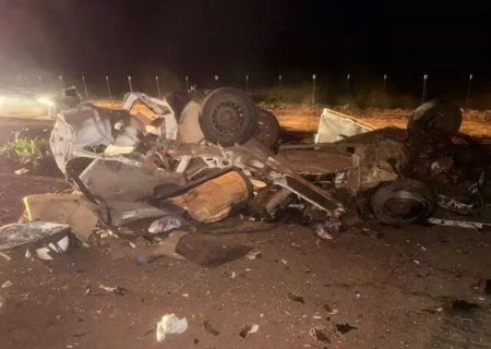 Acidente na MS-289 deixa dois mortos e três feridos após tentativa de ultrapassagem