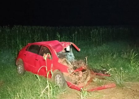 Colisão entre Dourados e Deodápolis deixa motorista morto