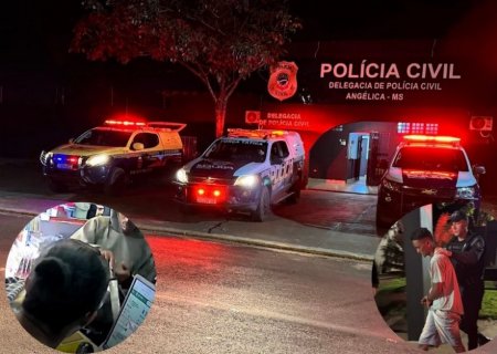 ANGÉLICA: Ação integrada da Polícia Militar resulta na prisão de autor de roubo com facão