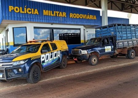 Caminhão furtado é recuperado e dupla presa em rodovia de MS