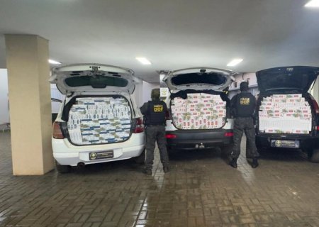Polícia apreende 7 mil pacotes de cigarros contrabandeados em Dourados