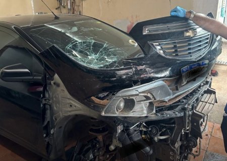 Após atropelar mãe e filho, motorista é identificado e encaminhado à delegacia