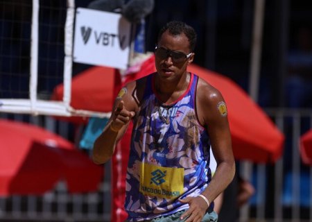 Sul-mato-grossense vence campeões olímpicos em etapa mundial de vôlei de praia