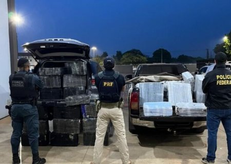 Ação conjunta apreende quase 1,6 tonelada de droga em residência de Mundo Novo