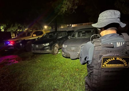 ANGÉLICA: PMR recupera duas caminhonetes furtadas após fuga em fiscalização