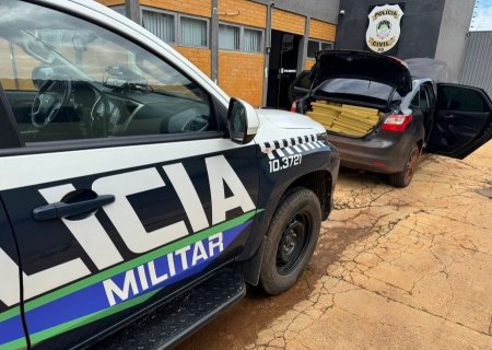 BATAYPORÃ: Carro “recheado” com maconha é apreendido