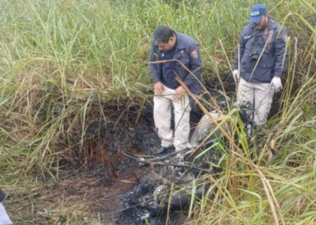 Corpo de homem é encontrado carbonizado com as mãos amarradas na fronteira de MS