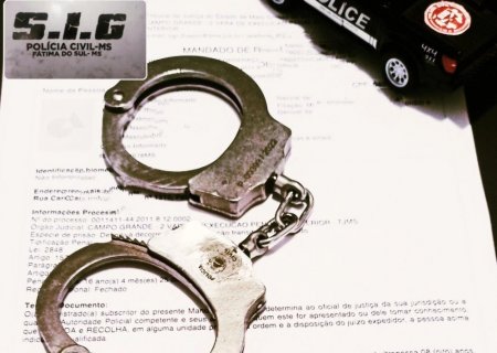 FÁTIMA DO SUL: Condenado por roubo e furto é preso pela Polícia Civil