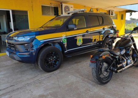 Fiscalização na BR-262 leva à recuperação de Harley-Davidson furtada