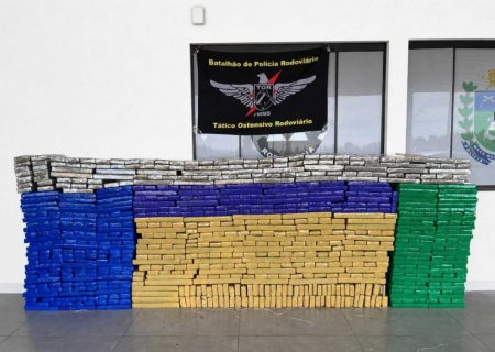 Maconha apreendida na MS-386 causa prejuízo de R$ 1,7 mi ao crime