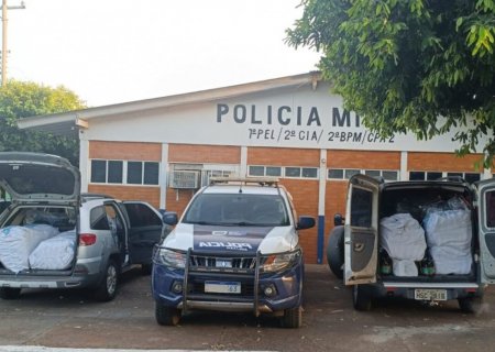 Fiscalização na MS-395 resulta na apreensão de mercadorias irregulares vindas do Paraguai