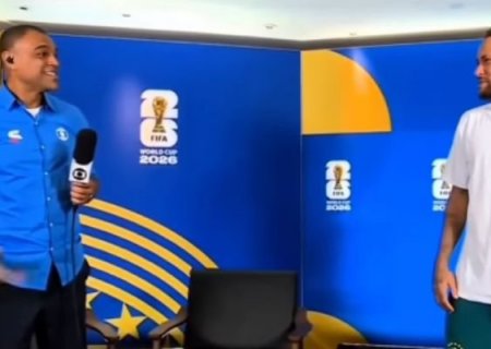 Neymar não dá espaço para ser entrevistado na Globo; assista
