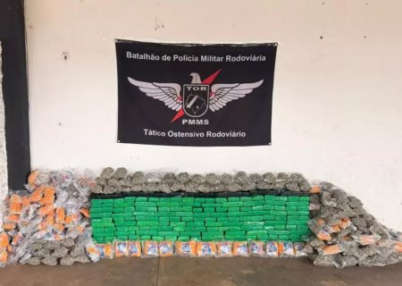 Polícia Rodoviária apreende 245 quilos de drogas na fronteira