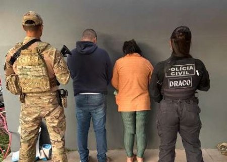 Cinco são presos em MS por tráfico interestadual e lavagem de dinheiro