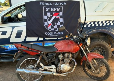 Moto possivelmente utilizada para tentar matar adolescente é encontrada