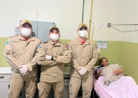 IVINHEMA: Bombeiros realiza parto dentro de viatura e ajuda no nascimento de Arthur