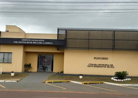 NOVO HORIZONTE DO SUL: Câmara de vereadores gastou R$ 276,5 mil em verbas de gabinete entre 2025 e 2026
